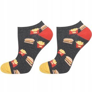 SOXO Herren kurze Socken | Hamburger Muster 