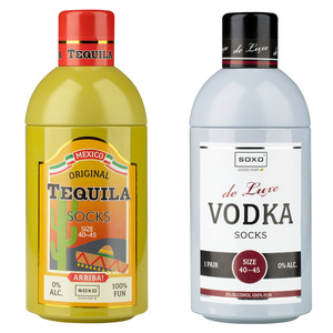 Set mit 2x bunten Herrensocken Vodka + Tequila | SOXO