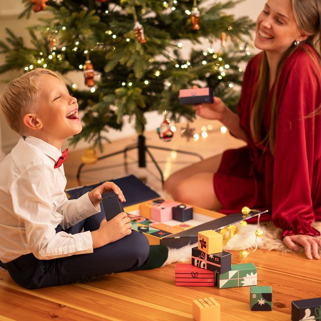 Geschenkbox mit Socken 12er-Pack
