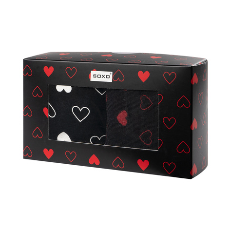  Set mit 1x lustigen Herrensocken + 1x Boxershorts für Valentinstag in einzigartiger Verpackung | SOXO