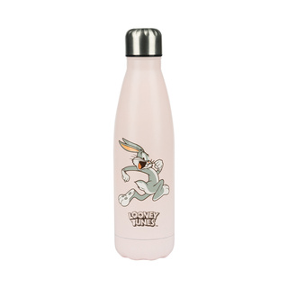 Thermosflasche aus Edelstahl 500mL Rosa | langlebig und praktisch | Warner Bros | Bugs Bunny