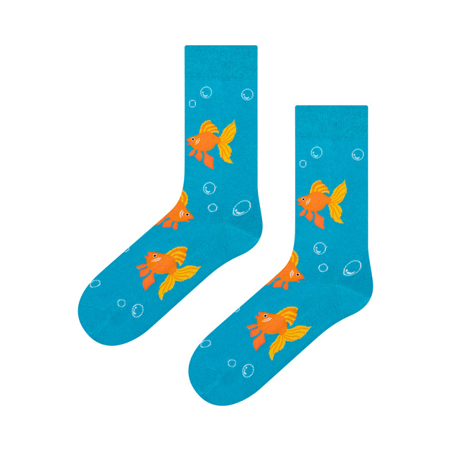 Goldfisch-Socken 