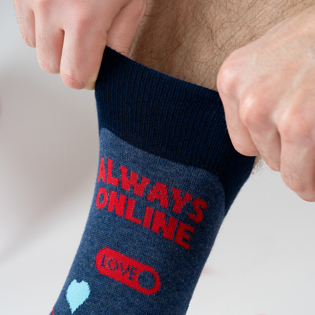 Socken mit Wi-Fi-Motiv 2er-Pack