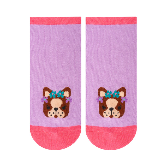 Set mit 5x Kurze Damensocken | Hundmotiv | SOXO