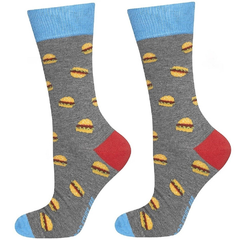 Bunte 5x Herrensocken SOXO GOOD STUFF Lustige Pizza