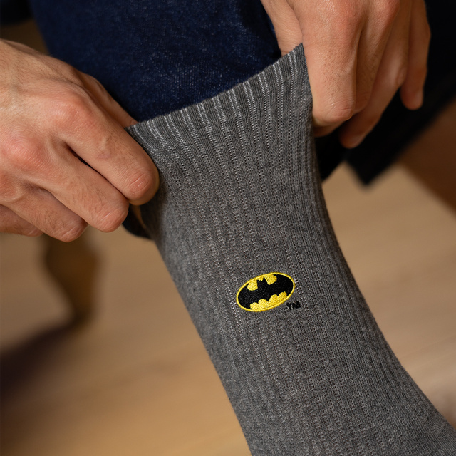 Set Socken Batman + Tasse + Schlüsselanhänger