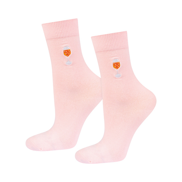 3 Paar von lustigen Socken mit Aperitifmotiv in einzigartiger Verpackung | Damensocken | SOXO