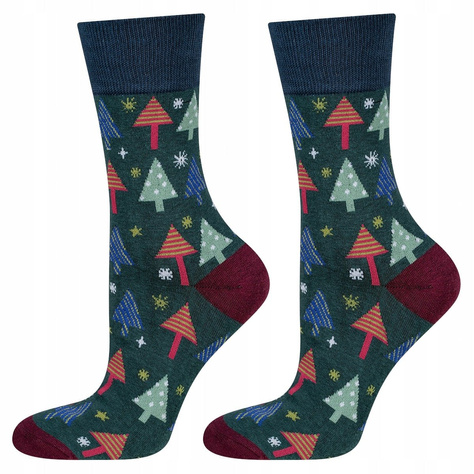 Set mit 4x  Herrensocken mit Weihnachtsmotiv  | SOXO