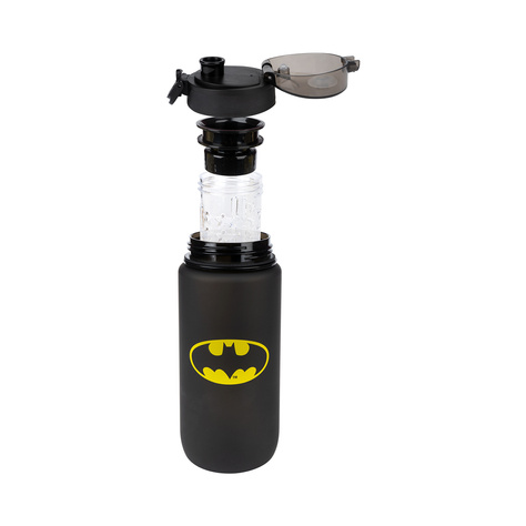 Wasserflasche 600 ml schwarz | langlebig und praktisch | Batman