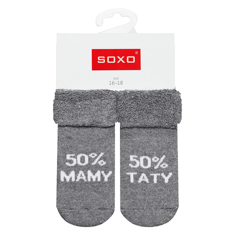  1 Paare von lustige Socken mit Inschriften | Babysocken | SOXO