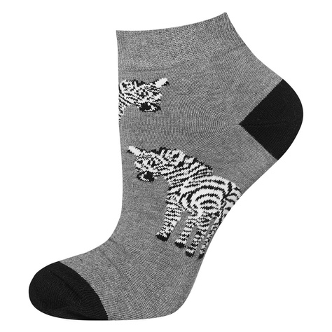 Bunte Herren Fußsocken SOXO GOOD STUFF Knöchellange komisch Zebra