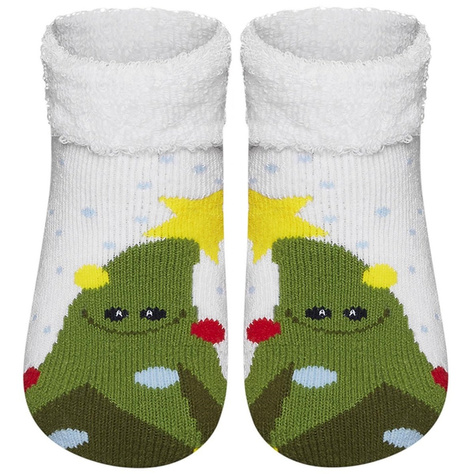 1 Paar von lustige Socken mit Weihnachtsbaum | Babysocken | SOXO