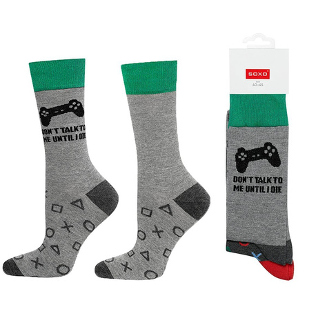 Bunte Set 2x Herrensocken SOXO GOOD STUFF Geschenk 