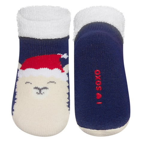 Bunte Set 4x Babysocken SOXO Weihnachten 