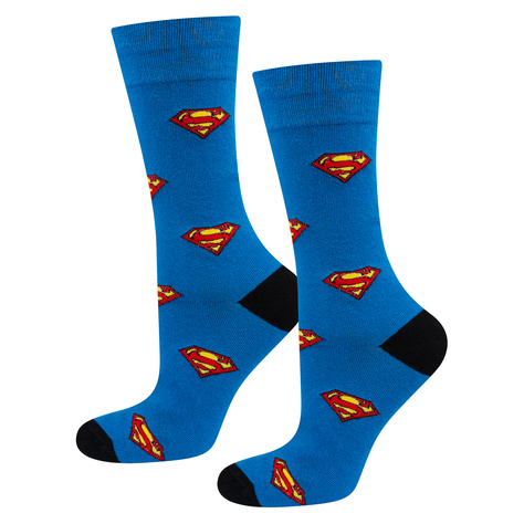 Superman Hausschuhe und Socken für Herren Geschenkideen für Herren SOXO Authentisches Produkt lizenziert von Warner Bros DC Comics