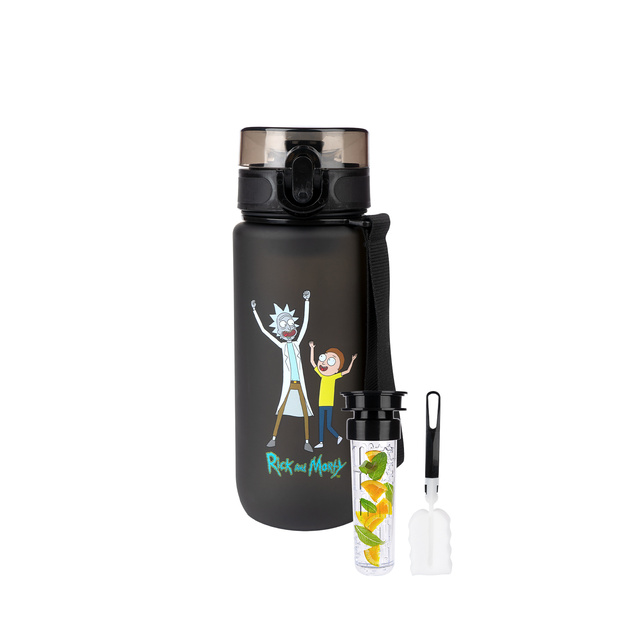 Wasserflasche mit Rick und Morty-Motiv 600 ml
