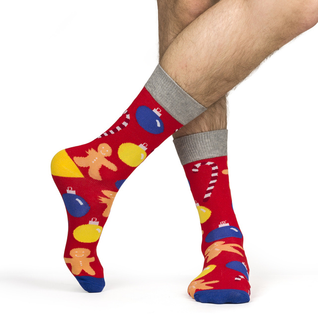 Set mit 6x  Herrensocken mit Weihnachtsmotiv | SOXO