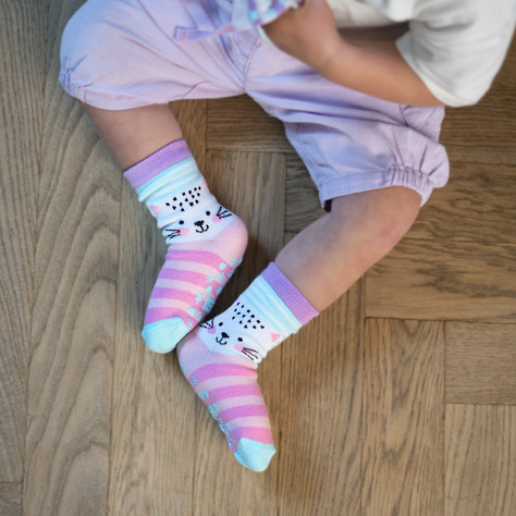 Set mit 3x Kindersocken mit Haustieren | SOXO