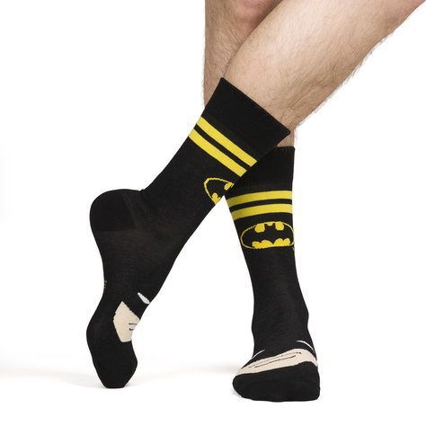 Set mit 3x Herrensocken mit Batmanmotiv | DC Comics | SOXO