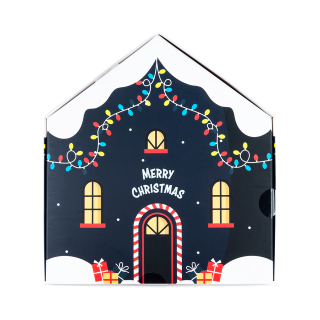 4 Paar von lustigen Socken mit Weihnachtsmotiv in einzigartiger Verpackung | Herrensocken | SOXO
