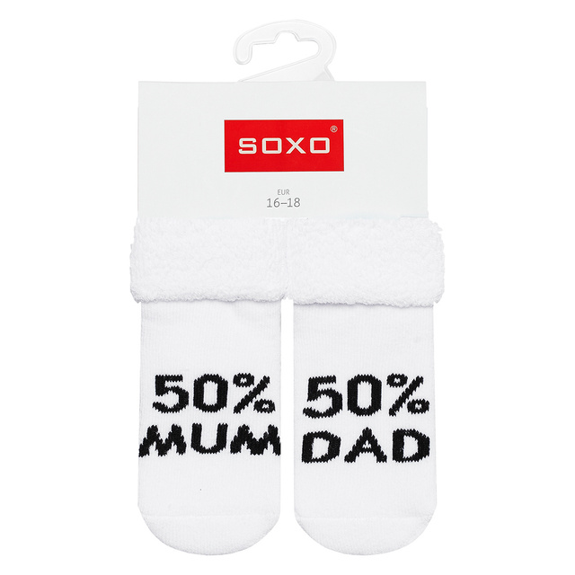1 Paare von lustige Socken mit Inschriften | Babysocken | SOXO