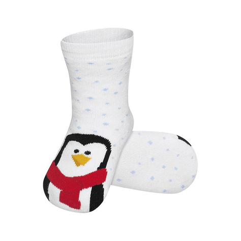 1 Paare von lustige Socken mit Weihnachts Pinguin | Babysocken | SOXO