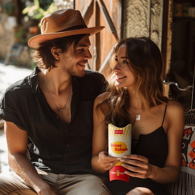 2 Paar von lustigen Socken mit Wrapmotiv in einzigartiger Verpackung | Herrensocken | SOXO