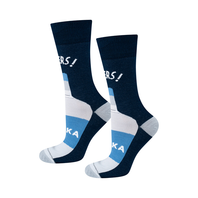 3 Paar von lustigen Socken mit Wodkamotiv in einzigartiger Verpackung | Herrensocken | SOXO