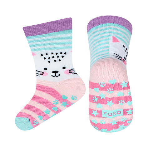 Set mit 3x Kindersocken mit Haustieren | SOXO