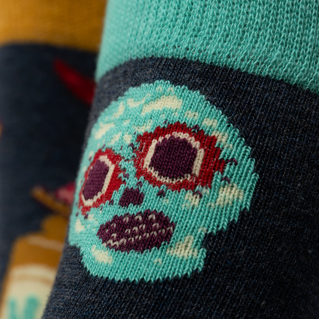 Socken mit Mexiko-Motiv