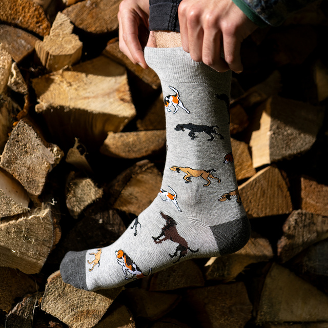 Socken mit Jagd-Motiv 3er-Pack