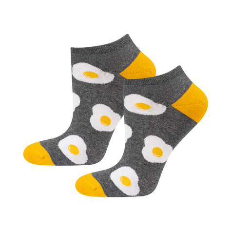 5 Paar von lustigen Socken mit Eggsmotiv in einzigartiger Verpackung | Damen-/Herrensocken | SOXO