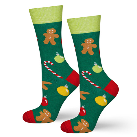 1 Paare von lustigen Socken mit Weihnachtenmotive | Herrensocken | SOXO