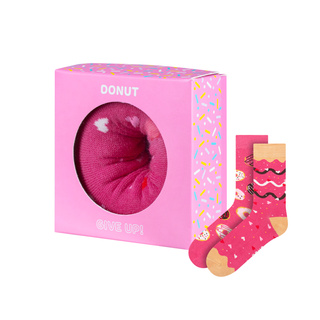 Socken mit Donut-Motiv