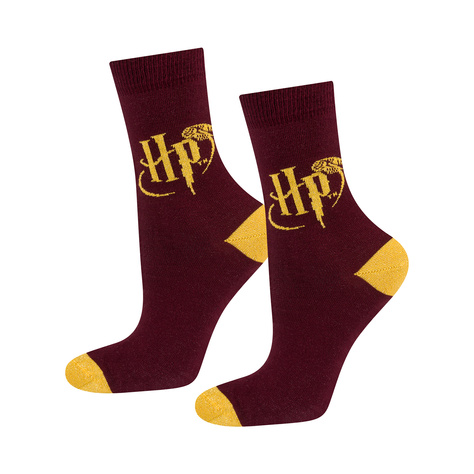 1 Paar von lustigen Socken mit Harry Potter motiv | Damensocken | SOXO