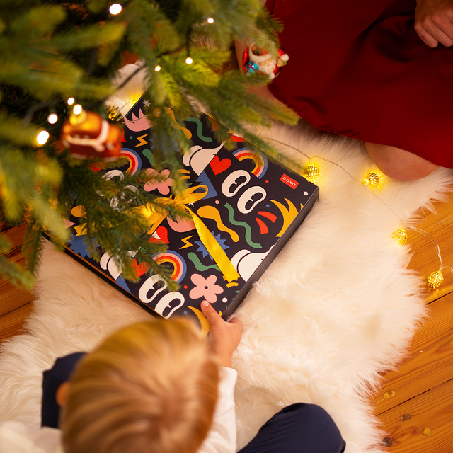 Geschenkbox mit Socken 12er-Pack