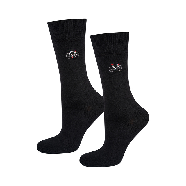  3 Paar von lustigen Socken mit Fahrradmotiv in einzigartiger Verpackung | Herrensocken | SOXO