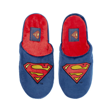 Herrenhausschuhe SOXO Superman DC Comics | in einer Geschenkbox