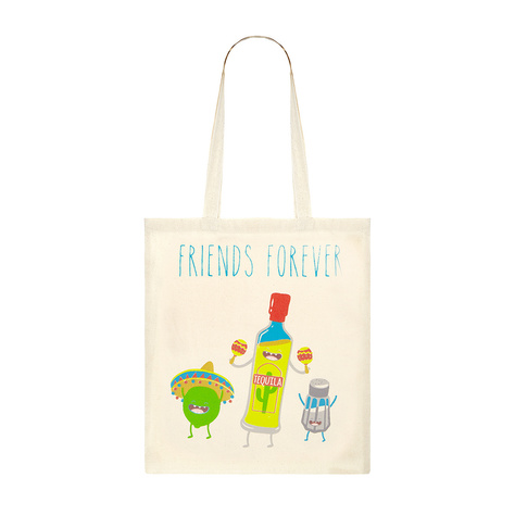 Baumwolltasche SOXO | Friends Forever | komisch