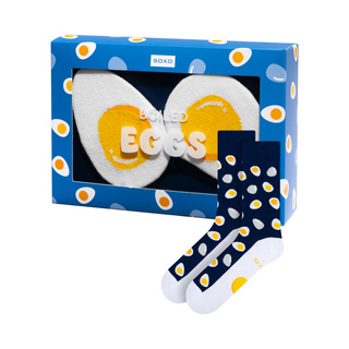 Socken mit Hartem Ei-Motiv