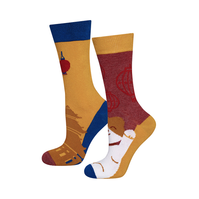 Socken mit Japan-Motiv