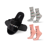Schwarz  || Grau || Rosa 