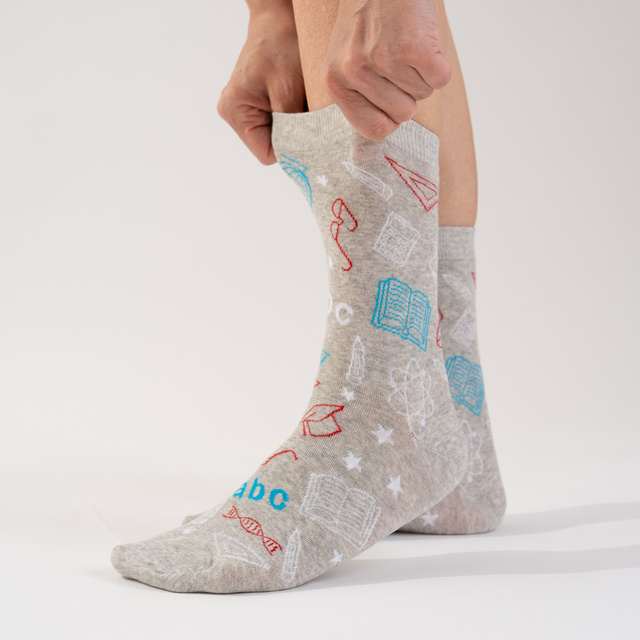 Socken für Lehrer in Kartenverpackung