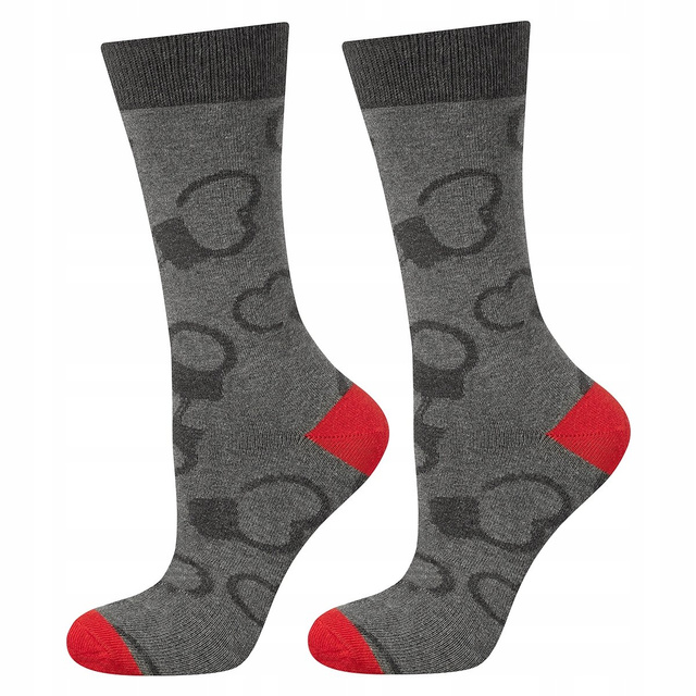 Bunte Herrensocken SOXO GOOD STUFF Baumwollen Herz