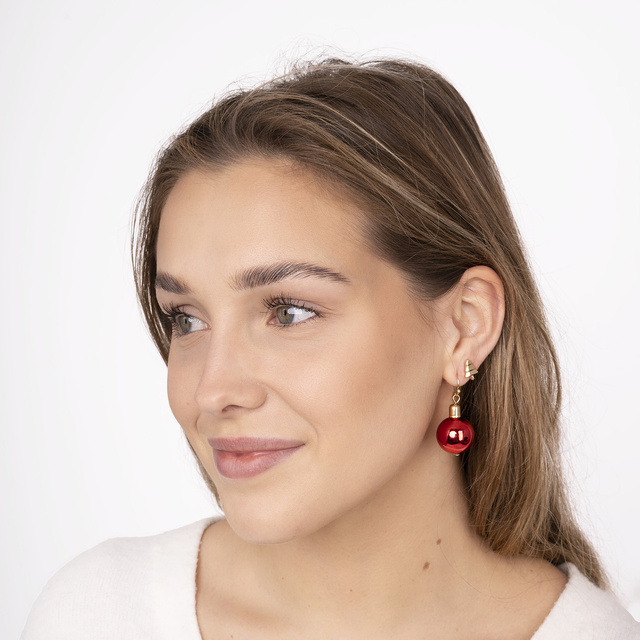 SOXO Set aus 2 Ohrringen | Weihnachtsmuster