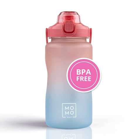 Wasserflasche 1500 ml rosa und blau | BPA free