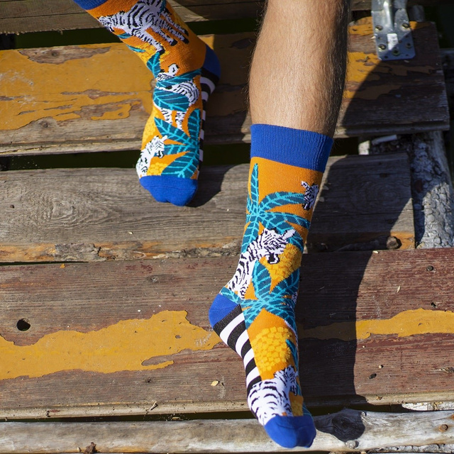 Socken mit Pizza-Motiv 4er-Pack