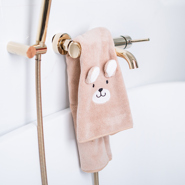 Badetuch mit Teddybär-Motiv