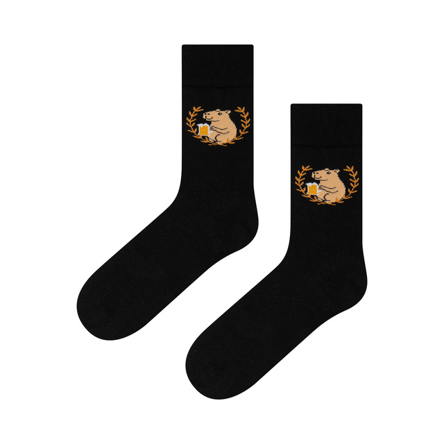 Socken mit Capybara-Motiv