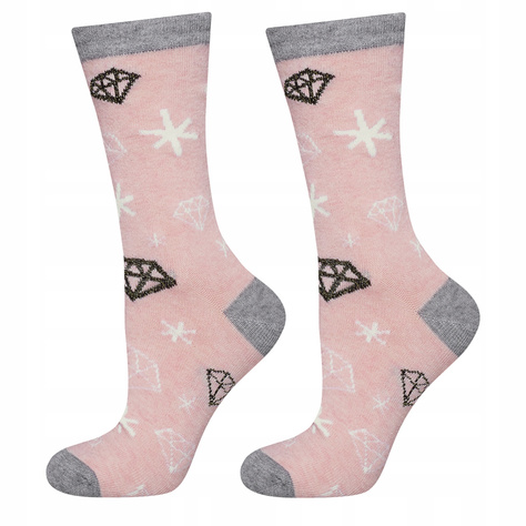 1 Paare von lustige Socken mit Diamantmotiv | Kindersocken | SOXO